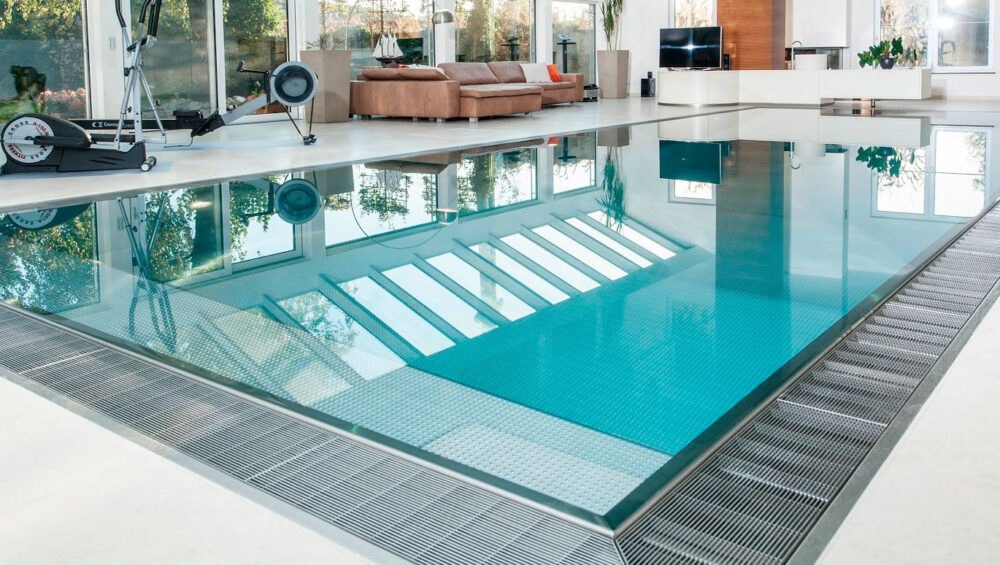 Piscina in acciaio inox