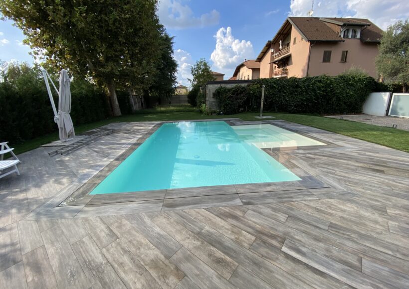 Piscina interrata in muratura 8X4